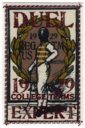 HKM 090679BSB Термоаппликация "Duel College Teams 1929"