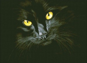 Паутинка М-301 Черная кошка