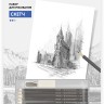 Фрея RPSB-0049 Скетч для раскрашивания чернографитными карандашами "Флэтайрон-билдинг"