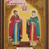 Алмазная живопись АЖ-5022 Икона Петр и Феврония