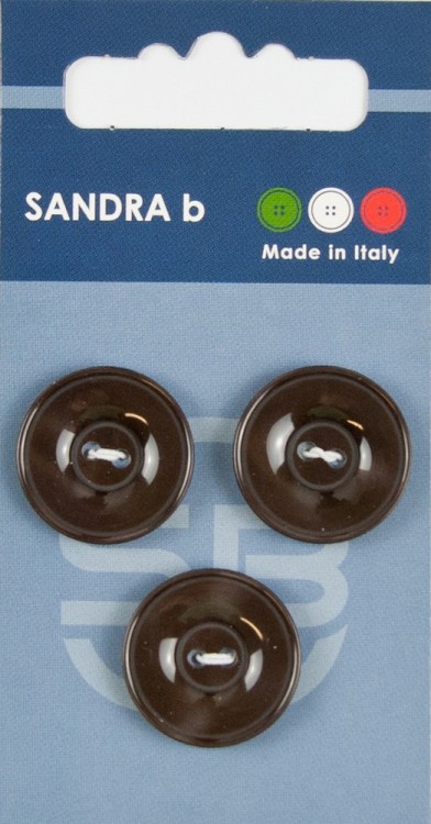 Sandra CARD091 Пуговицы, темно-коричневый