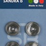 Sandra CARD191 Пуговицы, серый