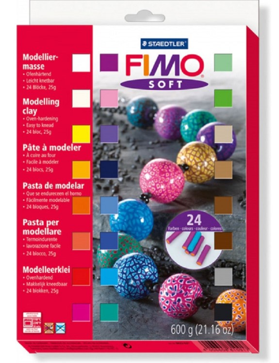 Fimo 8023 02 Комплект полимерной глины Soft