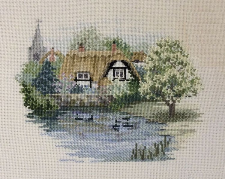 Набор для вышивания Derwentwater Designs RE03 The Village Pond