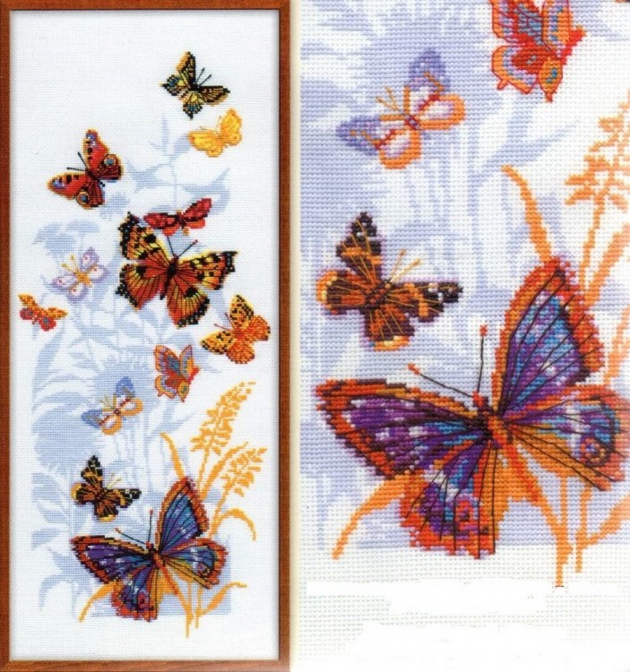 Набор для вышивания Риолис 902 Бабочки России