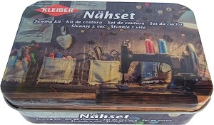 Kleiber 922-07 Набор для шитья, для путешествий в металлической коробке