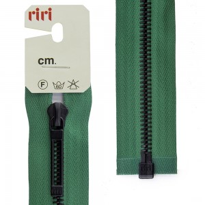 Riri 3054592/80/2715 Молния металлическая, разъемная, 6 мм, 80 см, зеленый