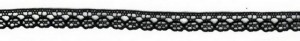 IEMESA 3513/14 Мерсеризованное хлопковое кружево, ширина 9 мм, цвет черный