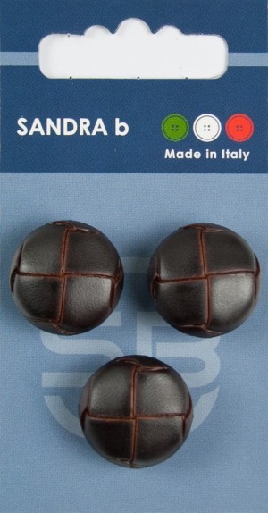 Sandra CARD095 Пуговицы, темно-коричневый
