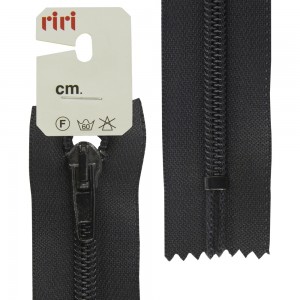 Riri 2514333/30/2110 Молния спираль, неразъемная, обувная, 6 мм, 30 см, черный