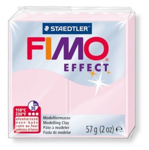 Fimo 8020-206 Полимерная глина Effect розовый кварц