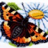 Vervaco PN-0154242 Коврик "Бабочка на ромашке"