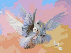 Белоснежка 159-AS Полет белых голубей