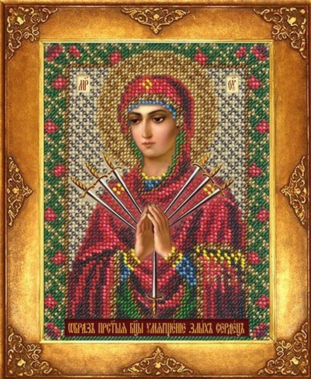 Набор для вышивания Русская искусница 240 Богородица Умягчение злых сердец