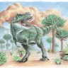 Фрея RPSK-0013 Скетч для раскрашивания цветными карандашами "Тираннозавр рекс"