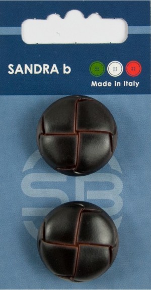 Sandra CARD096 Пуговицы, темно-коричневый