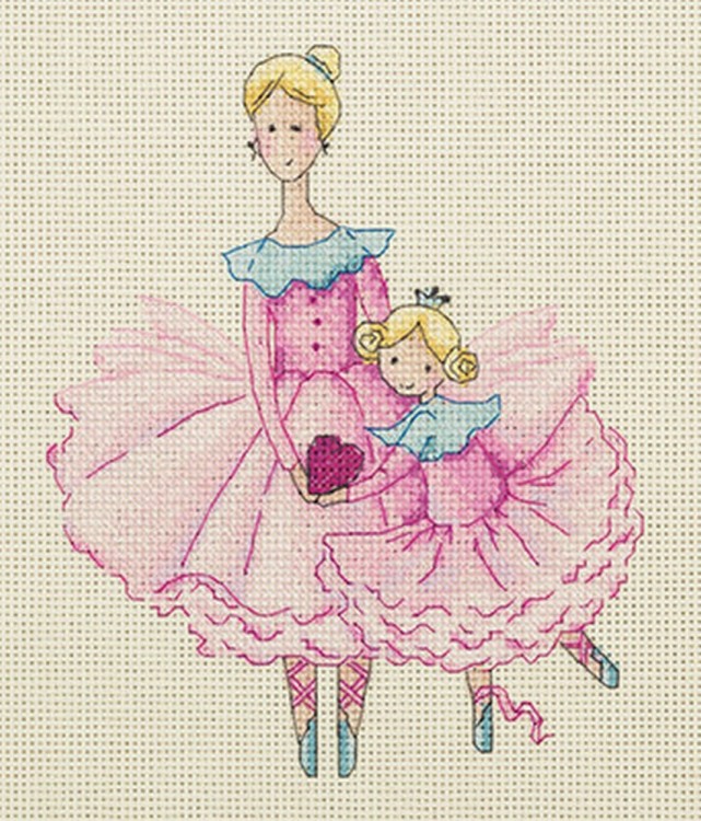 Набор для вышивания Кларт 8-218 Мама и дочка