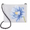 Набор для вышивания Luca-S BAG010 Сумка с кошельком "Синий цветок"