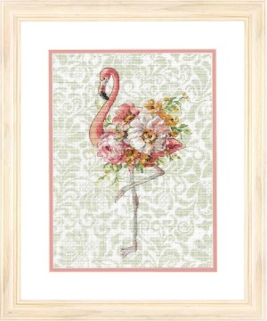 Dimensions 70-35409 Цветочный фламинго