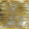 SAFISA 25158-25мм-101 Лента металлик, ширина 25 мм, цвет 101(01) - золото