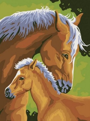 Белоснежка 207-CE Лошадь и жеребенок