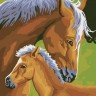 Белоснежка 207-CE Лошадь и жеребенок