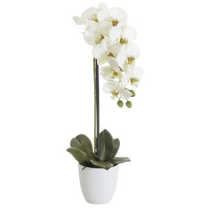 Fiebiger Floristik 206662-104 Цветок декоративный в кашпо "Орхидея"