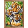 Магия канвы КС-097 Тигрица с тигрятами