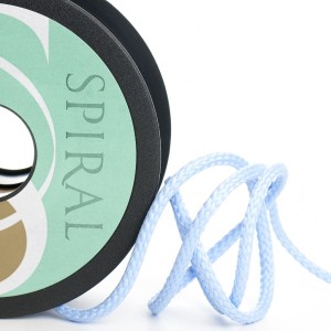 SAFISA 25281-4-04 Шнур плетеный Spiral, 4 мм, цвет голубой светлый