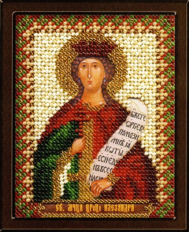 Набор для вышивания Панна CM-1208 (ЦМ-1208) Икона Святой мученицы царицы Александры