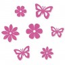 Efco 3447135 Набор декоративных элементов "Бабочки и цветы"
