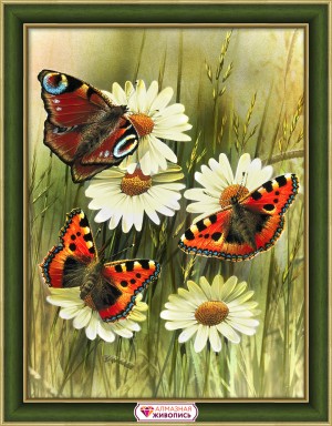 Алмазная живопись АЖ-1914 Бабочки