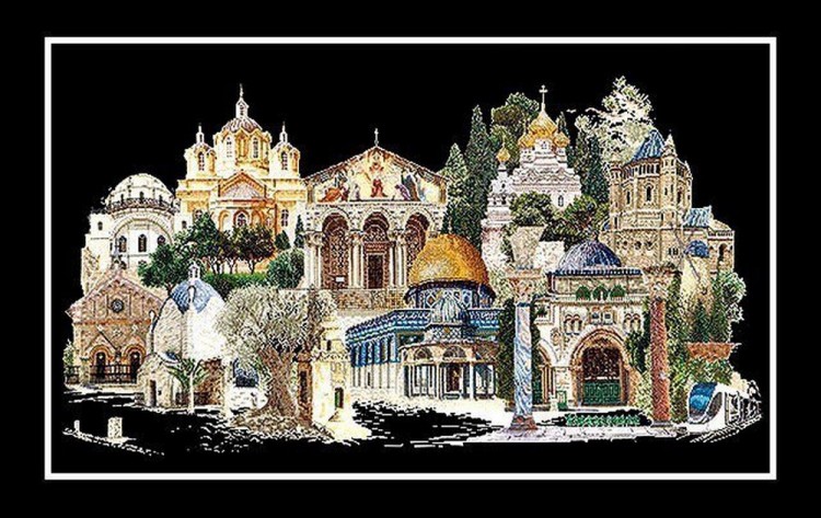 Набор для вышивания Thea Gouverneur 533.05 Jerusalem