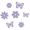 Efco 3447141 Набор декоративных элементов "Бабочки и цветы"