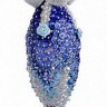 Филигрис FS-075 елочная игрушка "Синий кристалл"
