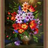 Алмазная живопись АЖ-1733 Цветочное ассорти
