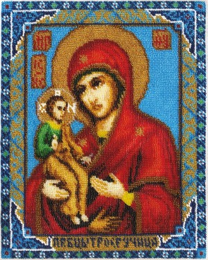 Панна CM-1277 (ЦМ-1277) Икона Божией Матери Троеручица (бисер)