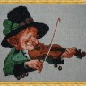 Набор для вышивания Nimue 77-A079 K The Green Violin (Зелёный скрипач)