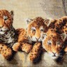 Набор для вышивания LetiStitch 910 Leopards (Леопарды)