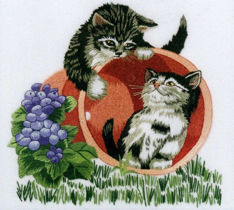 Набор для вышивания Janlynn 187-0300 Playful Kittens