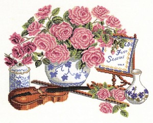 Eva Rosenstand 14-103 Розы и скрипка