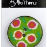 Blumenthal Lansing 630004910 Пуговица My Buttons - Coconut "Lime Flowers"