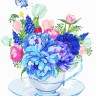 Фрея PNB/С3 №48 Букет из голубых цветов