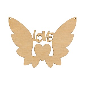Mr.Carving ВД-643 Love Заготовка для декорирования Подвеска "Крылья Love"