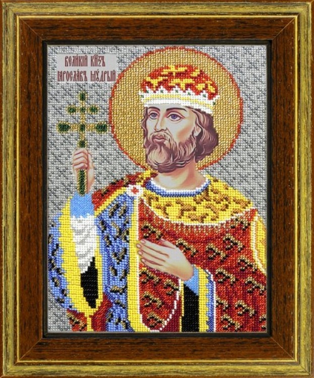 Набор для вышивания Вышиваем бисером L-103 Святой Князь Ярослав мудрый