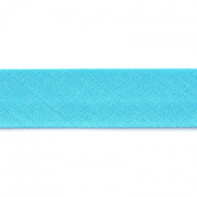 SAFISA 6120-20мм-138 Косая бейка хлопок/полиэстер, ширина 20 мм, цвет 138 - бледно-голубой