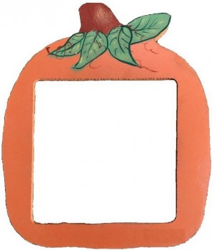 Mill Hill GBFRP Рамка деревянная "Оранжевая тыква" с ручной росписью