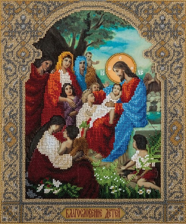 Набор для вышивания Панна CM-1662 (ЦМ-1662) Икона Благословение детей