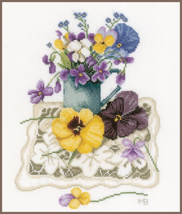 Набор для вышивания Lanarte PN-0170951 Violets