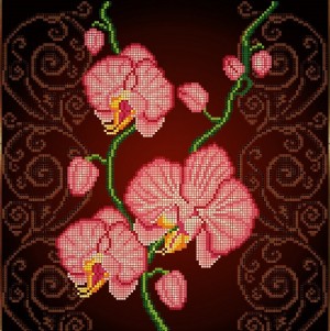 Божья коровка 0029 Орхидея розовая